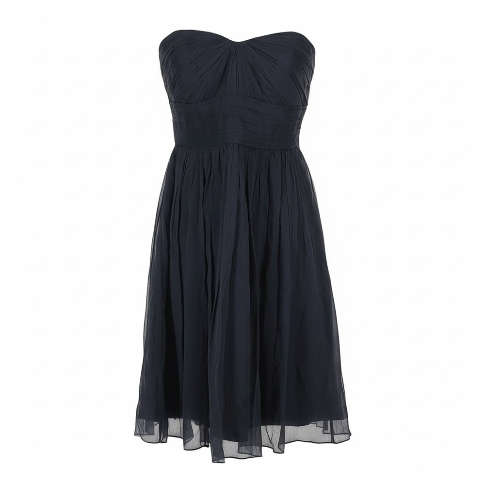 Vintage J Crew Dark Coquette Sheer Silk Dress